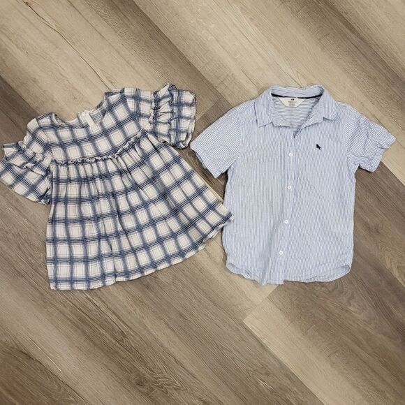 𝅺BUNDLE of 2 Girls size 6-7 years tops - Picture 1 of 5
